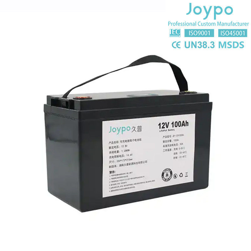 Cycle profond Lifepo4 Marine Batterie au lithium 12,8V 100Ah IP67 étanche pour bateau