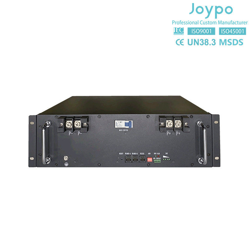 Montage sur rack stockage solaire batterie au lithium cycle profond 51.2V 100Ah batterie au lithium