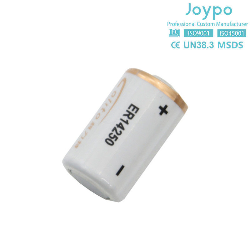 Batterie au lithium jetable ER14250 3.6V 1.2Ah Cellule au lithium pour compteur électrique