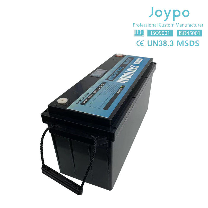 Smart BMS longue durée de vie 24V 100Ah batterie lithium-ion véhicule de camping Lifepo4 batterie