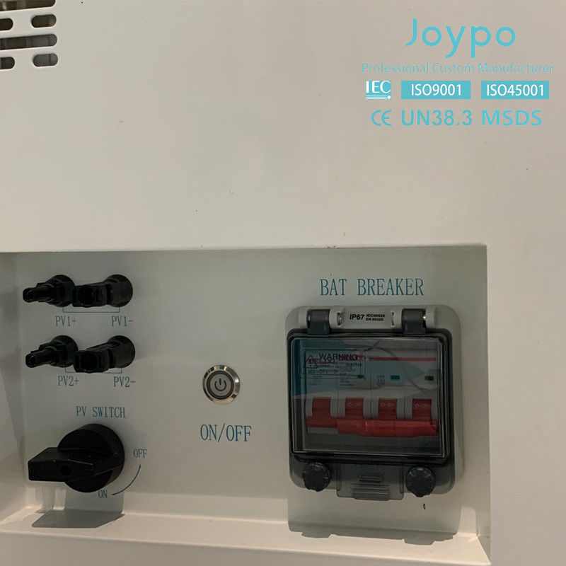 Système de stockage d'énergie solaire tout en un 10kw 15kwh avec onvertisseur hybride à 3 phases