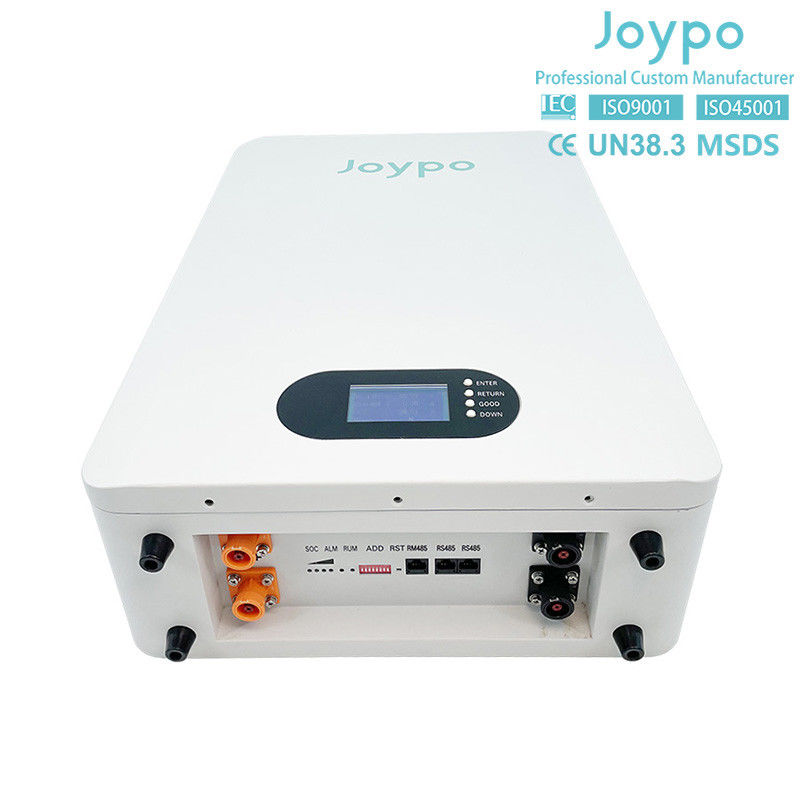 Accueil 16S1P Power Wall Battery LiFePO4 Li-ion Batterie solaire pour le système de stockage d'énergie
