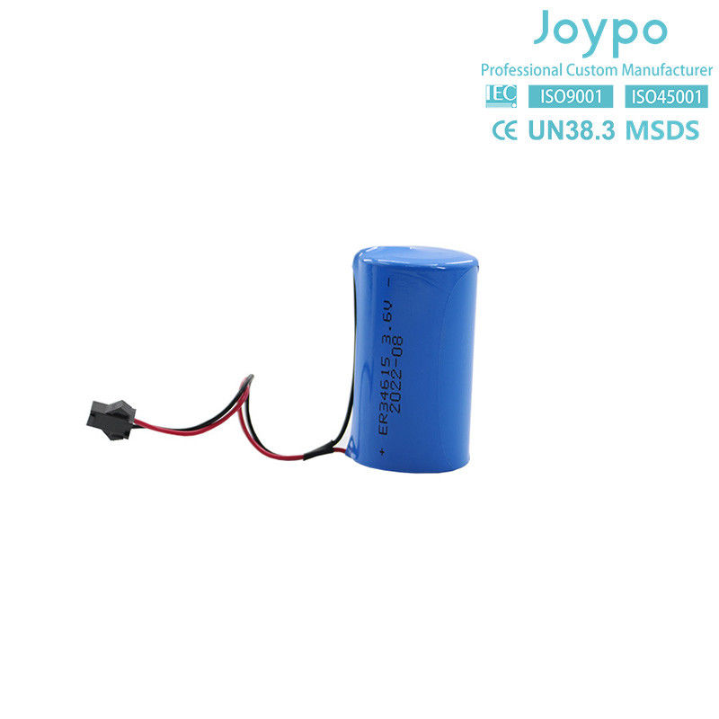 ER34615M Batterie au chlorure de lithium thionyle 3.6V 14500 MAh Spirale non rechargeable