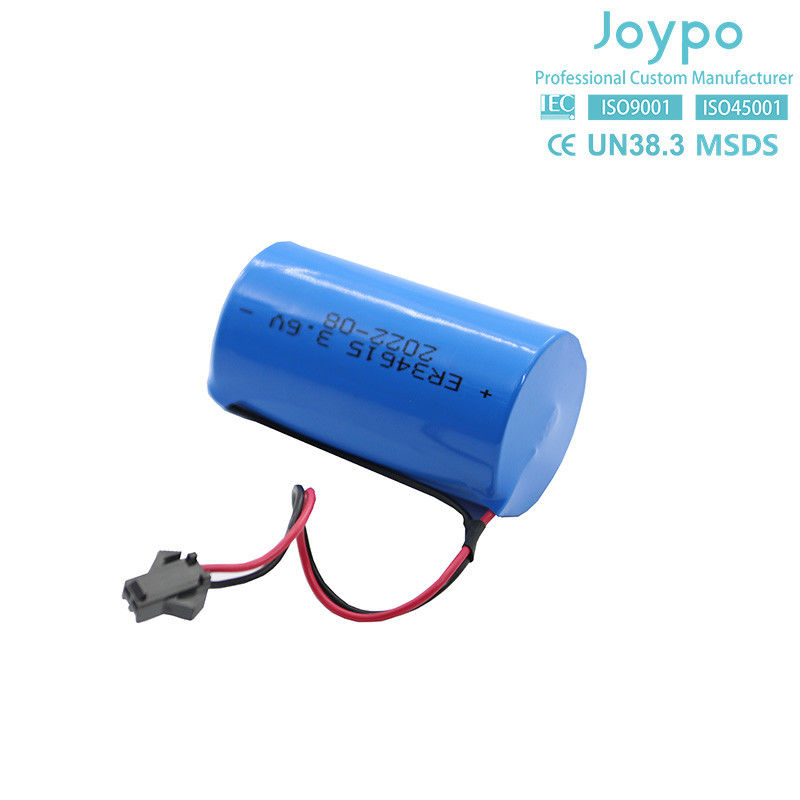 ER34615M Batterie au chlorure de lithium thionyle 3.6V 14500 MAh Spirale non rechargeable