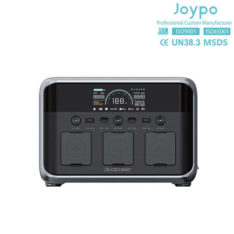 Générateur d'électricité portable à recharge rapide Joypo 600W 481Wh avec plusieurs ports