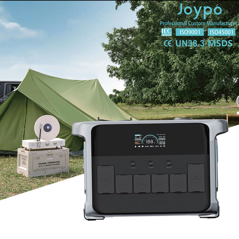 Système d'alimentation électrique portable à panneau solaire de 2400W