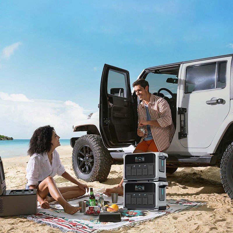 Générateur solaire portable de 1200 W avec onduleur bidirectionnel