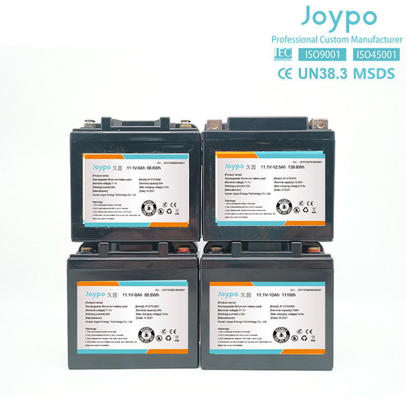 18650 Batterie rechargeable 11,1 V Portable à ions de lithium pour appareils médicaux
