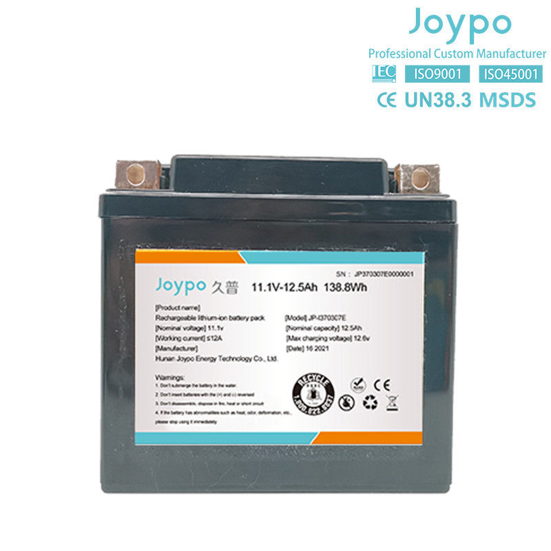 18650 Batterie rechargeable 11,1 V Portable à ions de lithium pour appareils médicaux