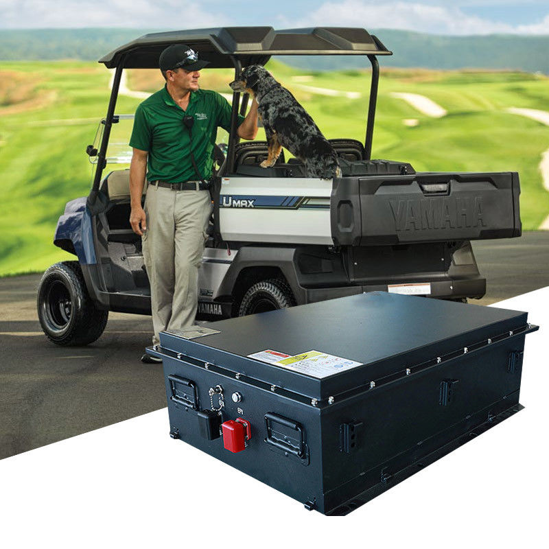 Club Car Golf Cart batterie au lithium 125Ah 51.2V LiFePO4 batterie 4000 fois la durée de vie du cycle