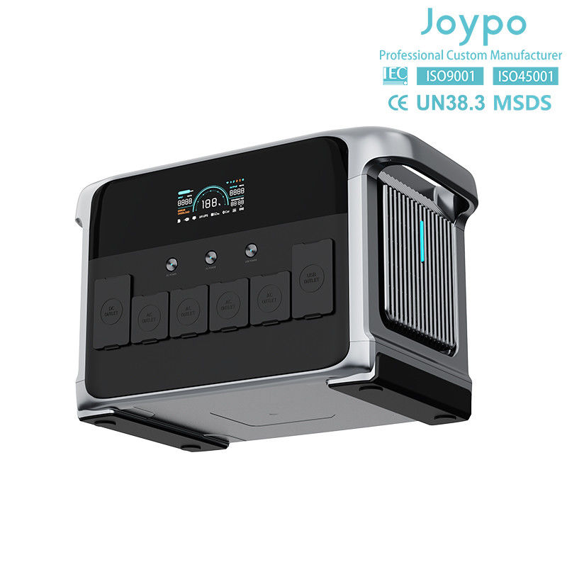 Générateur solaire portable de 2400W UPS de secours à domicile avec charge rapide USB et lumière LED