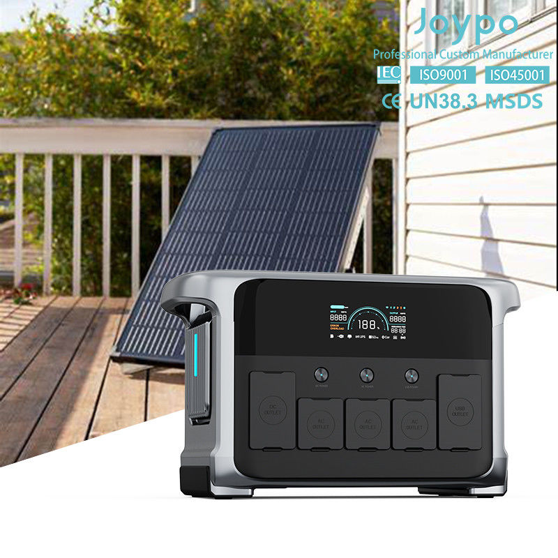 Générateur solaire portable 1200W 1152Wh alimentation ininterrompue pour la maison et le balcon