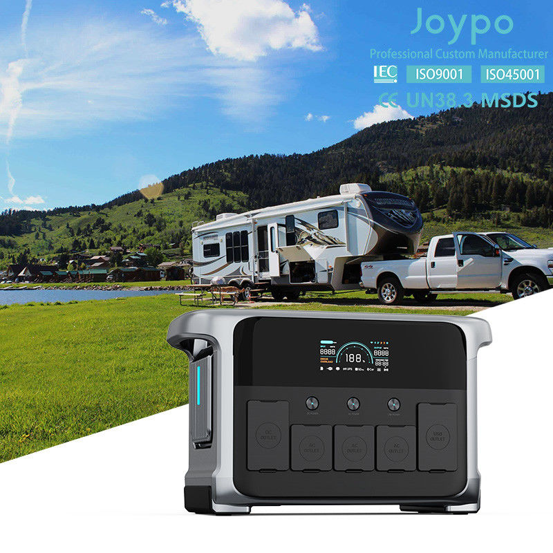 Pack de batteries portables au lithium-ion 1200W Énergie solaire pour les fêtes en plein air et le camping