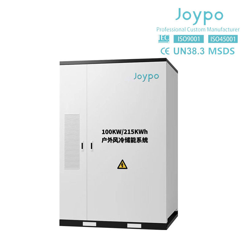 Joypo 100kW 215kWh Système de stockage d'énergie commercial et industriel IP55 Module de batterie Capacité 280Ah