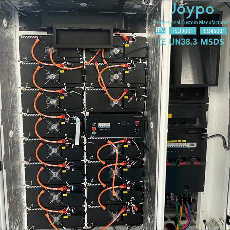 Joypo 100kW 215kWh Système de stockage d'énergie commercial et industriel IP55 Module de batterie Capacité 280Ah