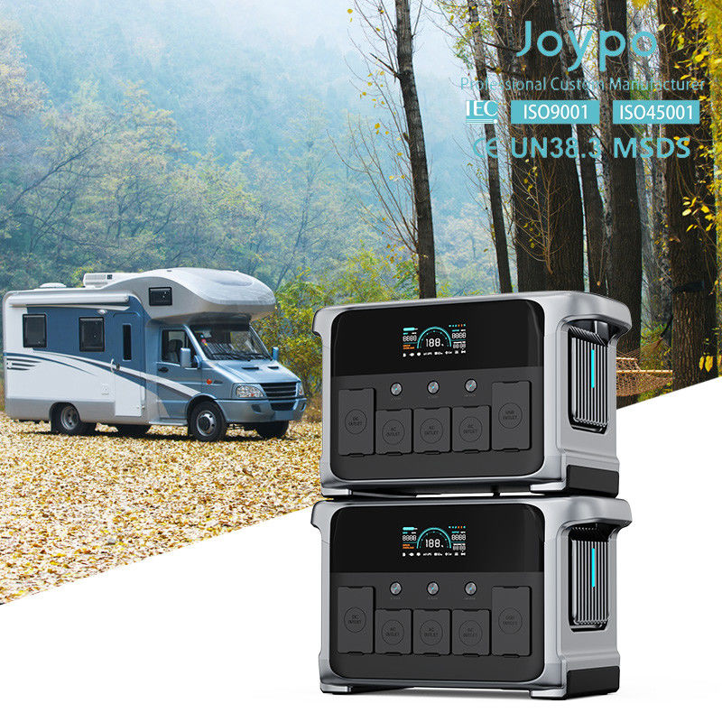 Générateurs électriques solaires portables rechargeables de 1200W pour les voyages en van et les fêtes