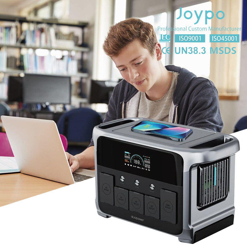 Système de sauvegarde solaire à batterie portable tout en un avec moniteur et contrôle APP 1152Wh 45Ah 25.6V