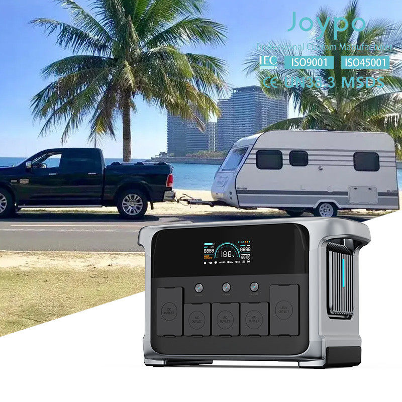 Générateur solaire portable LiFePO4 de 1200W pour caravane et caravane