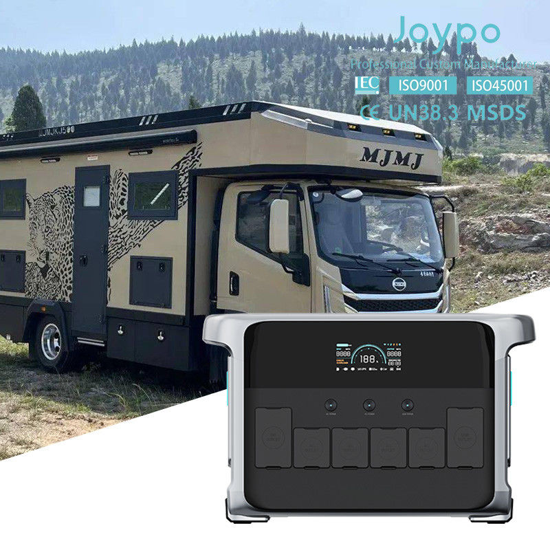 Joypo 2400W Générateur solaire le plus puissant Solution d'alimentation portable pour Vanlife Road Trip